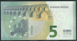 € 5 ITALY  SF S001 F1  DRAGHI  UNC - 5 Euro