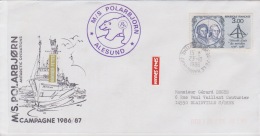 TAAF LE HAVRE MS POLARBJORN ALESUD  CAMPAGNE 1986/1987 - Gebraucht