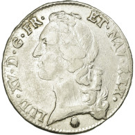 Monnaie, France, Louis XV, Écu Au Bandeau, Ecu, 1756, Perpignan, TB+, Argent - 1715-1774 Luigi XV Il Beneamato