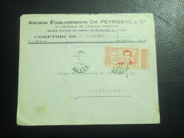 Lettre De THIES Pour SAINT-LOUIS Sénégal 9 Août 1939 - Storia Postale