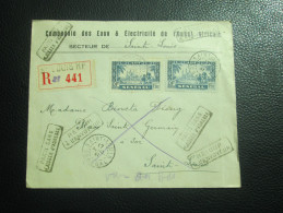 Lettre Recommandée De ST LOUIS Sénégal Pour La Ville Même - 17 Avril 1941 - Cachet De Retour à L´expéditeur - Covers & Documents