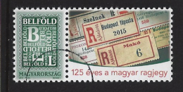 HUNGARY-2015.  SPECIMEN - Personalized Stamp With "Belföld" - 125th Anniv.of The Hungarian Registered Mail Label - Usado