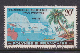 French Polynesia SG 22 1962 5th South Pacific Conference Used - Used Stamps