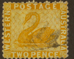 WESTERN AUSTRALIA 1864 2d P12.5 SG 55 U #UU152 - Used Stamps