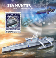 SIERRA LEONE 2016 ** Sea Hunter Submarines U-Boote S/S - OFFICIAL ISSUE - A1623 - Sous-marins