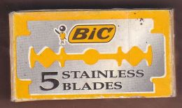 AC - BIC # 2 BLADES SHAVING RAZOR BLADES 5 BLADES IN UNOPENED BOX - Scheermesjes