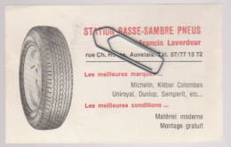 Carte Publicitaire Pneus Laverdeur - Sambreville