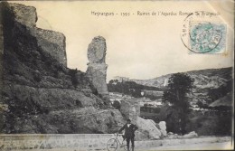 CPA - B-du-R -1595 MEYRARGUES - Ruines De L'Aqueduc Romain De Traconade - Datée 25.02.1906 - Très Bon état - - Meyrargues