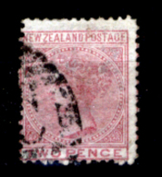 Nuova-Zelanda-0007 - 1873 - Y&T N. 53 (o) Used - Privo Di Difetti Occulti - - Usados