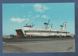 62 PAS DE CALAIS - CP BOULOGNE - LE PORTEL - L' AEROGLISSEUR BRITANNIQUE HOVERCRAFT DOUVRES - EDITIONS ESTEL H. 1.436.R - Aéroglisseurs