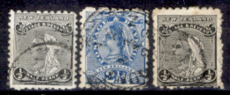 Nuova-Zelanda-0009 - 1891-95 - Y&T N. 67, 68 (o) Used - Privi Di Difetti Occulti - - Gebraucht