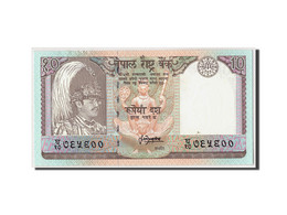 Billet, Népal, 10 Rupees, Undated (1985-87), KM:31b, NEUF - Népal