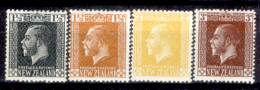 Nuova-Zelanda-0023 - 1915-21 - Y&T N. 164, 165, 166, 167 (++) MNH - Privi Di Difetti Occulti - - Nuevos