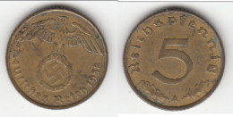 **** ALLEMAGNE - GERMANY - 5 REICHSPFENNIG 1938 A - 3ème REICH - THIRD REICH **** EN ACHAT IMMEDIAT - 5 Reichspfennig