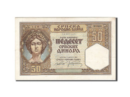 Billet, Serbie, 50 Dinara, 1941, 1941-08-01, KM:26, SUP - Serbia