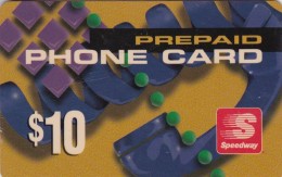 United States, PRE-US-1720, Speedway Prepaid Phone Card, 2 Scans. - AT&T