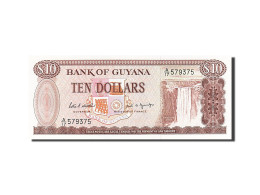 Billet, Guyana, 10 Dollars, 1966, 1989, KM:23d, NEUF - Guyana