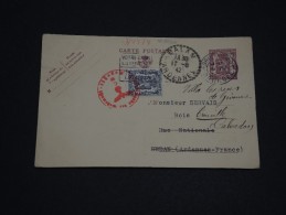 BELGIQUE - Carte Entier Avec Censure Allemande Sur Timbre Du Complément D´affr. Pour La France - Août 1942 - P19572 - Weltkrieg 1939-45 (Briefe U. Dokumente)