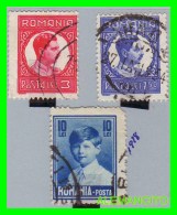 RUMANIA  ( POSTA ROMANA  EUROPA )  3 SELLOS  AÑO 1928 - Oficiales