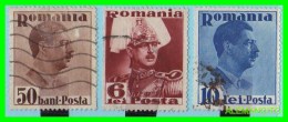 RUMANIA  ( POSTA ROMANA  EUROPA )  3 SELLOS  AÑO 1933- 1935 - Service