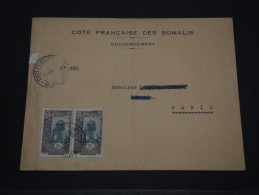 COTE FRANCAISE DES SOMALIS - Env Du Gouvernement Pour Paris - Avril 1935 - Très Propre - A Voir - P19579 - Lettres & Documents