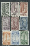 Maroc N° 63 / 79 X  La Série Des 17 Valeurs Trace De Charnière Sinon TB - Unused Stamps