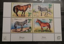 Bosnia And Hercegovina, HP Mostar,2014, Mi: 398/01 (MNH) - Donkeys