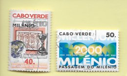 TIMBRES - STAMPS - CAP VERT / CAPE VERDE - 2000 -  PASSAGE DE MILLÉNAIRE - SERIE OBLITÉRÉ - Cape Verde