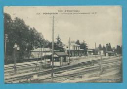 CPA 5046 - Chemin De Fer La Gare PONTORSON 50 - Pontorson