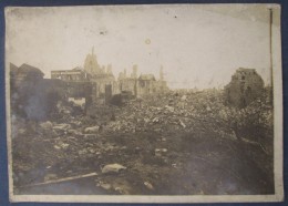 Photo Originale Destructions A Merville 1914/1918 - 1914-18