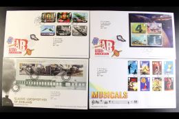 2011 COMMEMORATIVES YEAR SET Of Illustrated First Day Covers (no Post & Go) With Neatly Typed Addresses Inc... - FDC