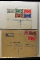 KGV COVERS AND CARDS COLLECTION An Extensive And Attractive Collection Of KGV Stamped Covers Etc. Including... - Unclassified
