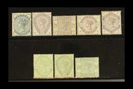 1883-84 'lilac And Green' Complete Set To 6d, SG 187/194, Mint Large Part OG (the 4d No Gum, Others Include Never... - Altri & Non Classificati