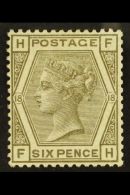 1880-83 6d Grey, SG 161, Plate 18, Mint, Nicely Centred. For More Images, Please Visit... - Altri & Non Classificati