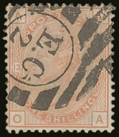1880 1s Orange Brown, Wmk Spray, SG 151, Fine Used With Good Colour. Cat SG £700. For More Images, Please... - Otros & Sin Clasificación
