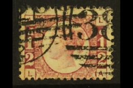 1870 ½d Rose Plate 9, SG 49, Used With 1 Short Perf At Base. For More Images, Please Visit... - Altri & Non Classificati