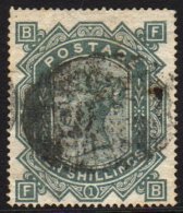 1867-80 10s Greenish Grey, Wmk Maltese Cross, SG 128, Good Used With Indistinct Oval Numeral & Small Ink Spot,... - Andere & Zonder Classificatie