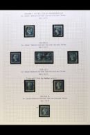 1854 - 1869 2D BLUE LINE ENGRAVED Stamps, Small Used Collection Includes The 1854-57 Wmk Small Crown Perf 16 2d... - Altri & Non Classificati