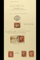 CHESHIRE POSTAL HISTORY 1838-1962 Interesting Collection Of Covers, Cards, Parcel Post Labels, Stamps (many On... - Other & Unclassified