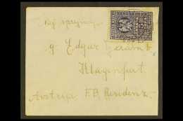 1927 Cover Addressed To Austria Bearing Revenue 3d 'Taksana Marka' Tied By Bilingual "Maribor" Cds Cancel. Unusual... - Sonstige & Ohne Zuordnung