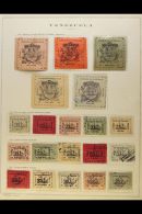 GUAYANA LOCALS 1903 Mint & Used All Different Collection Of Local Stamps On A Page, Inc 1903 Coat Of Arms Set... - Venezuela