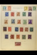 1880-1964 ALL DIFFERENT COLLECTION Of 'Postage Issues' On Pages, Mint And Used, Inc 1880 Set Used, 1891 Zulia... - Venezuela