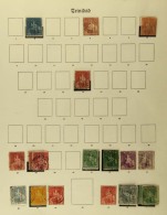 1851-1935 COLLECTION ON SG "IMPERIAL" LEAVES Mint And Used, Mainly Fine And Fresh. TRINIDAD From 1851-56 (1d) Blue... - Trindad & Tobago (...-1961)