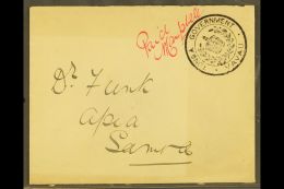 ENDORSED PAID Envelope To Samoa Bearing "TONGA GOVERNMENT VAVAU" Official Cachet, Slight Discolouration Around... - Tonga (...-1970)