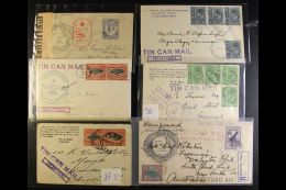 1930-1946 TIN CAN MAIL Fascinating Collection Including Many Better Cachets And Scarcer Items. Note Ship's Mail,... - Tonga (...-1970)