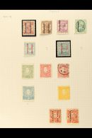 1894-1895 MOSTLY MINT COLLECTION With 1894 (June-Nov) Surcharges Set ; 1895 (22 May) 1d On 2d And 2½d On... - Tonga (...-1970)