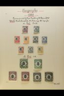 1917-25 KGV MINT & USED COLLECTION Presented On Album Pages. Includes 1917-21 Set Mint To 5r With (back)... - Tanganyika (...-1932)