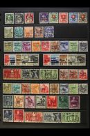 LEAGUE OF NATIONS 1922-44 VERY FINE USED All Different Collection On A Stock Page. Includes 1922 Grilled Gum Range... - Other & Unclassified