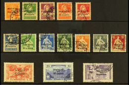 LEAGUE OF NATIONS 1922-44 "Societe Des Nations" Overprinted Set, Mi 1x/15x, Very Fine Used (15 Stamps) For More... - Sonstige & Ohne Zuordnung