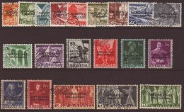 INTERNATIONAL ORGANIZATIONS UNITED NATIONS 1950 "Nations Unies Office Europeen" Overprints Complete Set, SG... - Altri & Non Classificati
